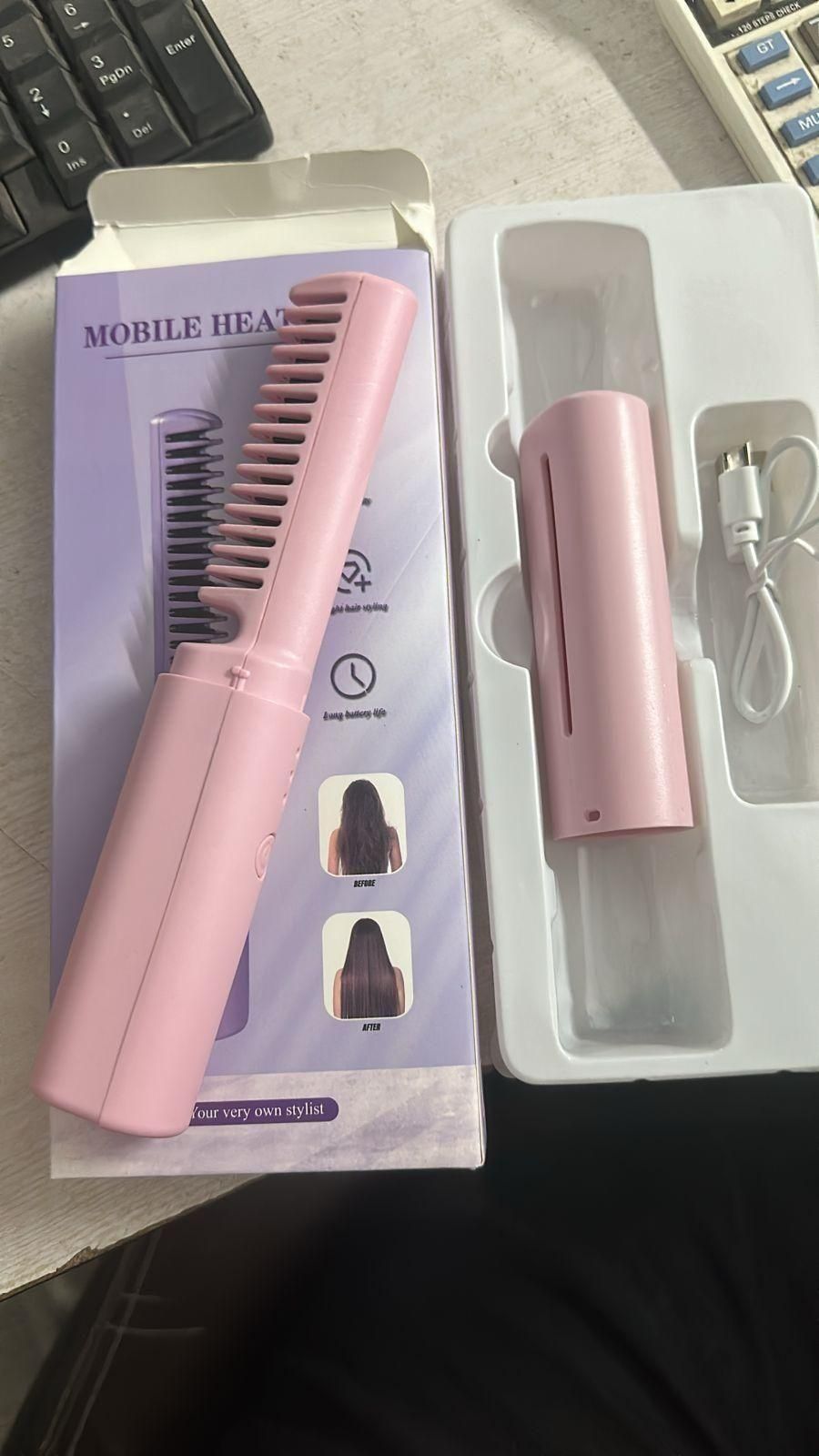 Portable Mini Hair Straightener Cordless | Rechargeable