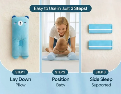Baby Shaping Head Support Pillow - Assorted Colour