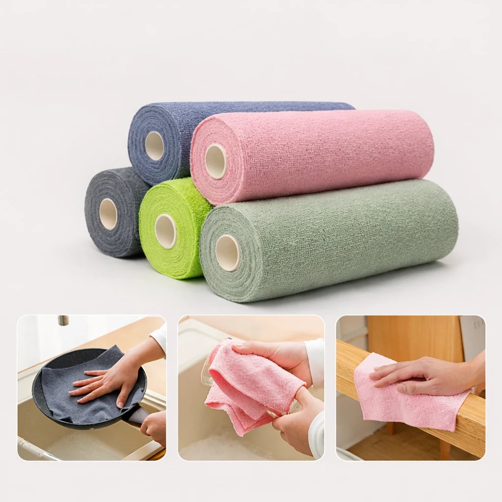 Magic Microfiber Cleaning Cloth (25 Sheets)